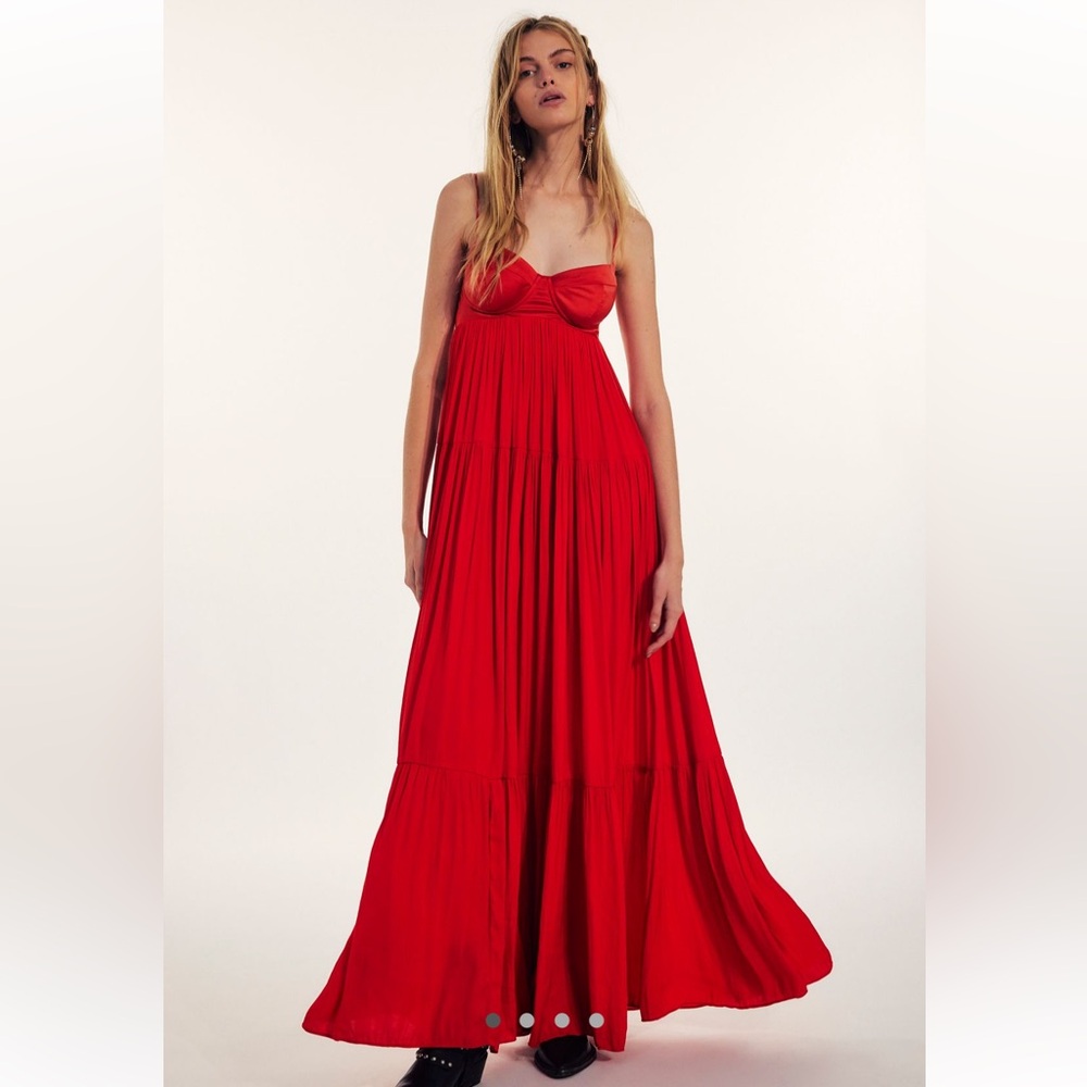 Free People Freya Red Dress